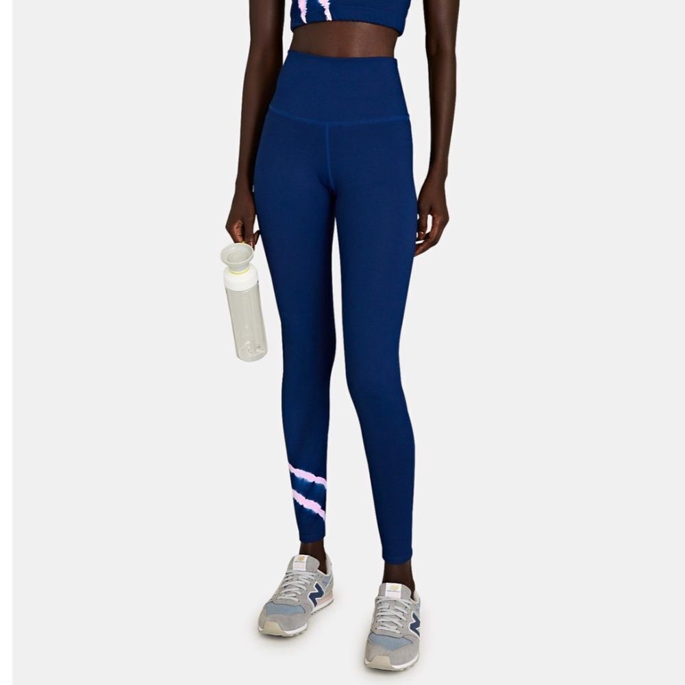 Electric & rose navy leggings